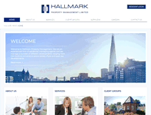 Tablet Screenshot of hallmarkpml.com